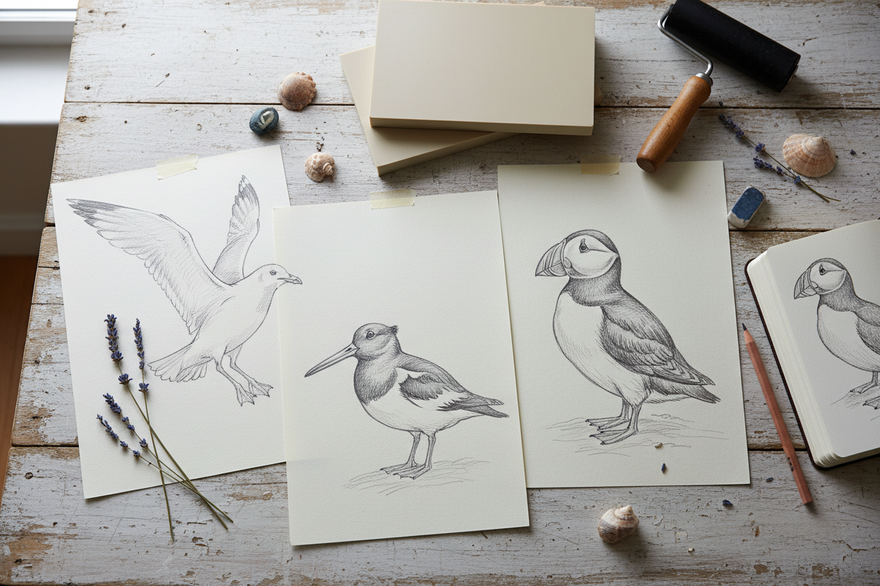 Lino Cut Prints