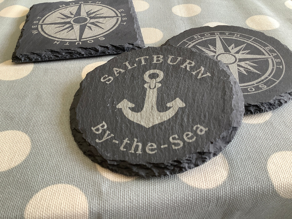 Slate Coaster — Coastal Design
