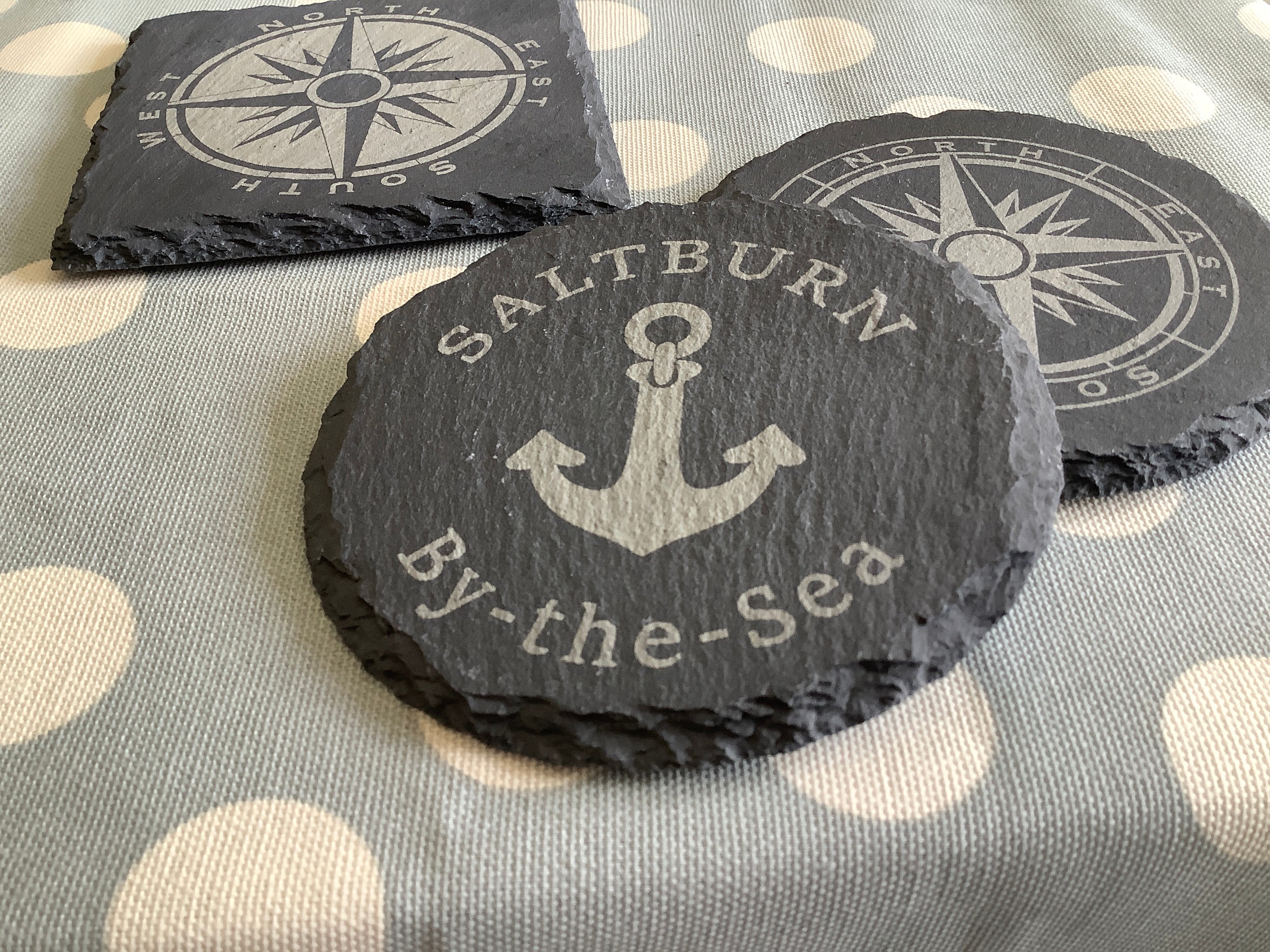 Slate Coaster — Coastal Design