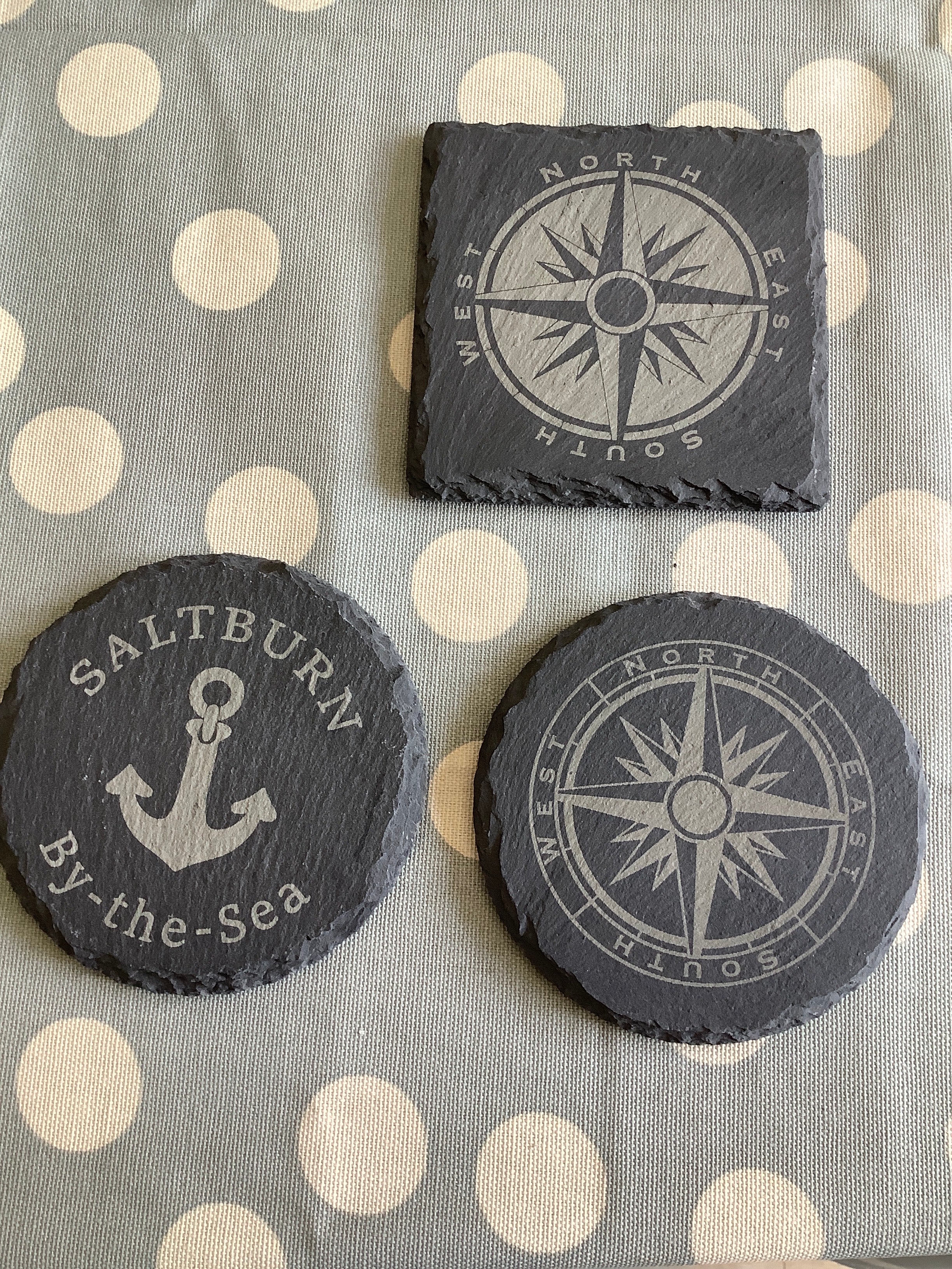 Slate Coaster — Coastal Design