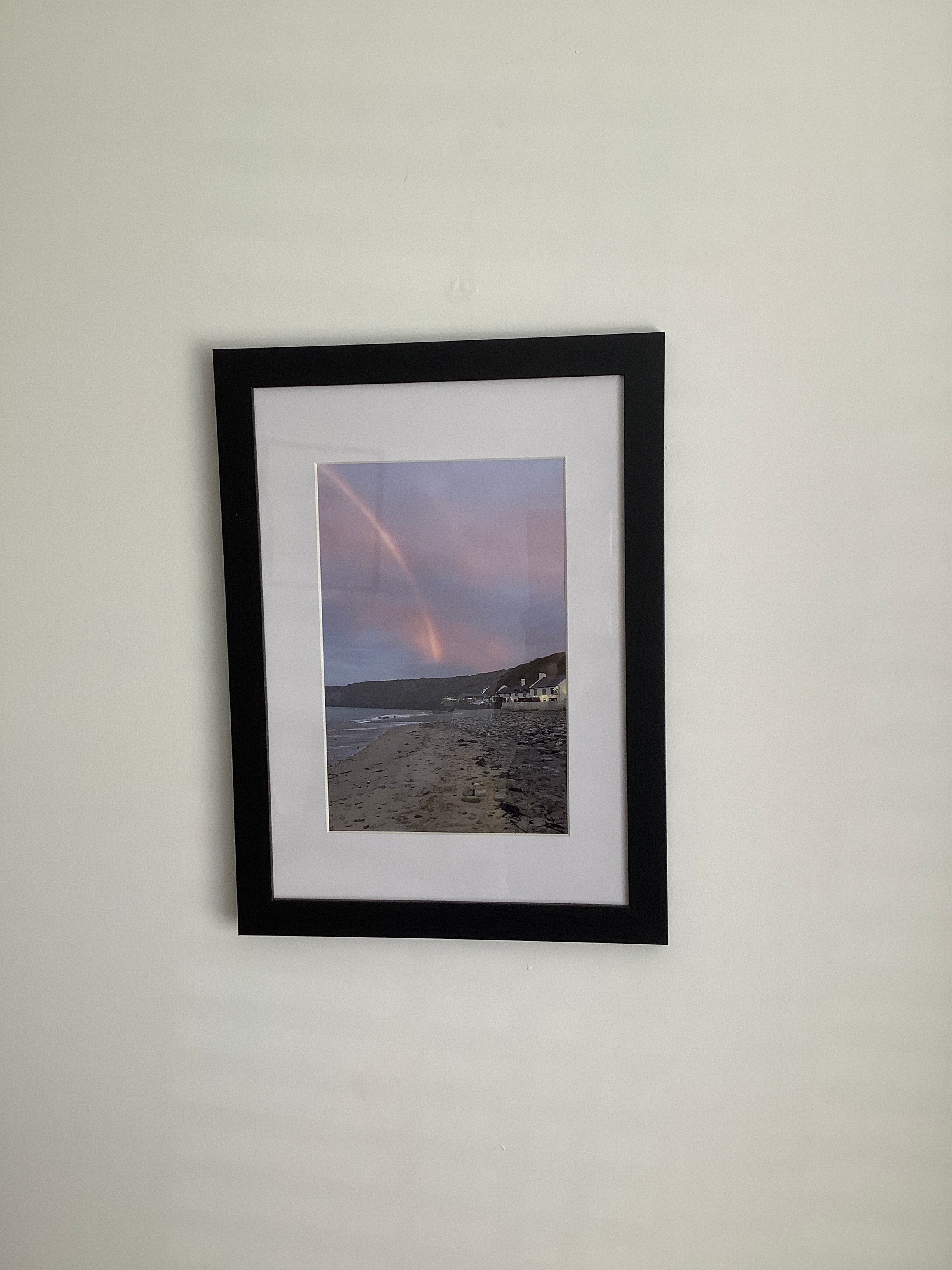 Rainbow Over The Ship — Large Coastal Photography Print | Saltburn-by-the-Sea